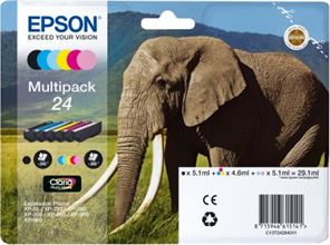 Tinteiro EPSON 24 Multipack 6 Cores - XP-750/760/860/850/950/960/970