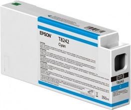 Tinteiro EPSON T8242 Ciano UltraChrome HDX/HD 350ml - SureColor SC-P6000/7000/8000/9000