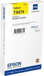 Tinteiro EPSON T9074 Amarelo XXL 7K - WorkForce Pro WF-6090/6590