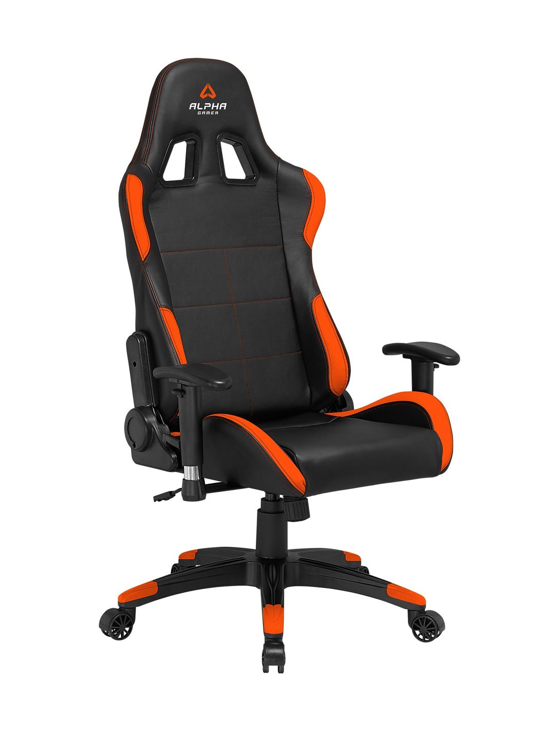 CADEIRA ALPHA Gamer Vega Black / Orange - AGVEGA-BK-O
