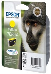 Tinteiro EPSON T0894 Amarelo - Stylus S2x, SX1xx/2xx/4xx & Stylus Office BX300F