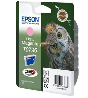 Tinteiro EPSON T0796 Magenta Claro - Stylus Photo 1400