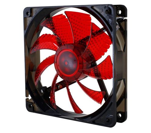 Ventoinha NOX Coolfan 120mm LED Red