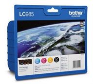 Tinteiro BROTHER LC985VVALBP Pack 4 Cores - DCP-J125/315W/515W, MFC-J220/265W/415W