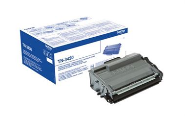Toner BROTHER TN3430 Preto 3k - HL-L5100DN/5200DW/6300DW, DCP-L5500DN/6600DW,MFC-L6800DW/L6900