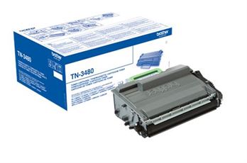 Toner BROTHER TN3480 Preto 8k - HL-L5100DN/5200DW/6300DW, DCP-L5500DN/6600DW,MFC-L6800DW/L6900