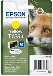 Tinteiro EPSON T1284 Amarelo M - Stylus S22/SX42xW/BX305