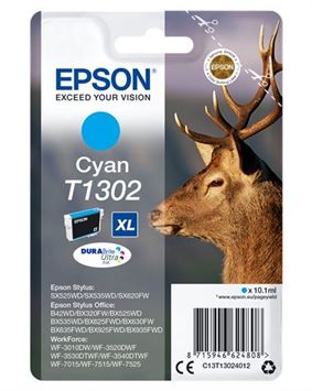 Tinteiro EPSON T1302 Ciano XL - Stylus B42,BX320/5x5/625/630/9x5,SX5x5/620 & WF-3010/3520/3540/7x15