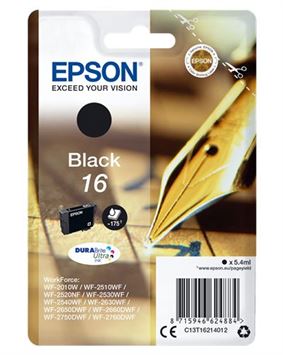 Tinteiro EPSON 16 Preto - WF-2010/251xx/26xx/27xx