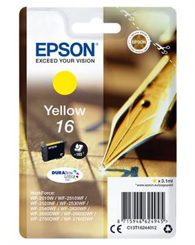 Tinteiro EPSON 16 Amarelo - WF-2010/251xx/26xx/27xx