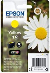 Tinteiro EPSON 18 Amarelo - XP-30/x02/x05/x12/x15/x22/x25