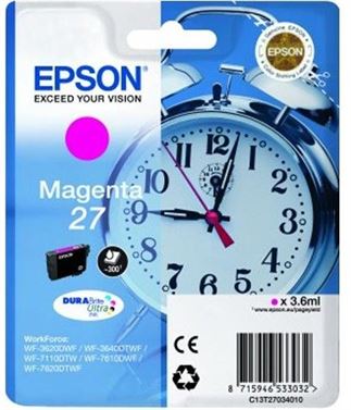 Tinteiro EPSON 27 Magenta - WF36xx/7110/7210/76xx/77xx