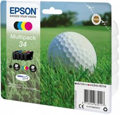 Tinteiro EPSON 34 Multipack 4 Cores - WorkForce Pro WF-3720/3725