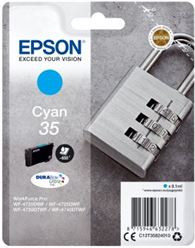 Tinteiro EPSON 35 Ciano - WorkForce Pro WF-4720/4725/4730/4740