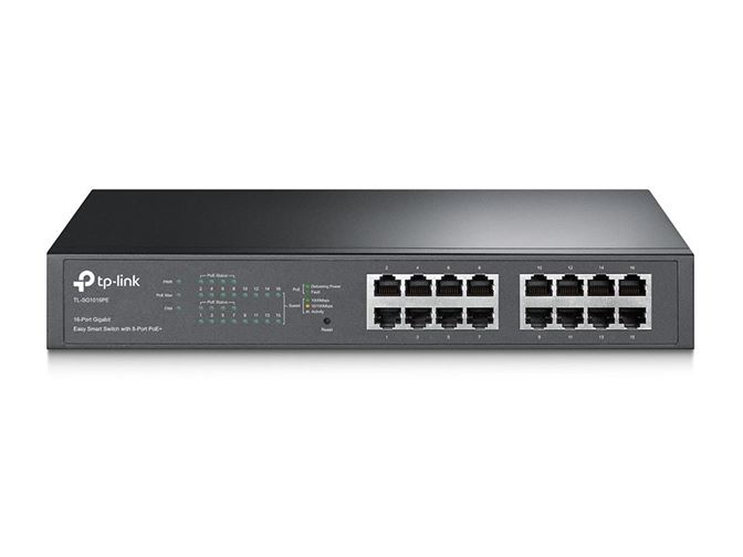 Switch TP-LINK 16portas Gigabit 8xPoE 802.3af - TL- SG1016PE