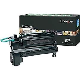 Toner LEXMARK X792X1KG Preto de retorno 20K a 5% - X792