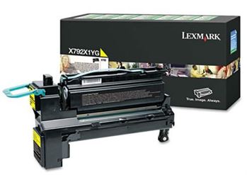 Toner LEXMARK X792X1YG Amarelo de retorno 20K a 5% - X792