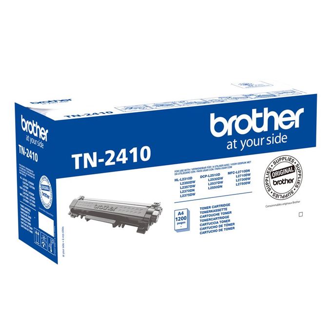 Toner BROTHER TN2410 Preto 1,2k - HL-L23xx, DCP-L25xx, MFC-L2710/2730DW/2750DW
