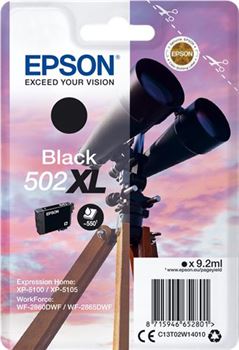 Tinteiro EPSON 502 Preto XL - XP-51xx, WF-286x