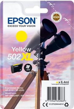 Tinteiro EPSON 502 Amarelo XL - XP-51xx, WF-286x