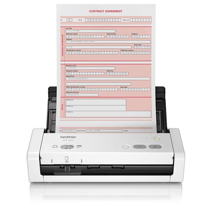 Scanner BROTHER Departamental Compacto ADS1200 - USB