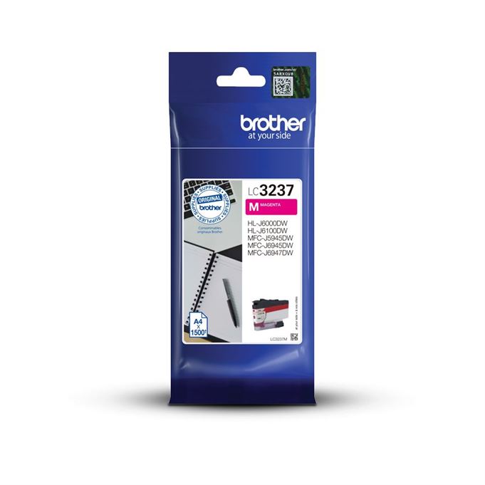 Tinteiro BROTHER LC3237M Magenta - HLJ6000DW, MFCJ5945DW, MFCJ6945DW