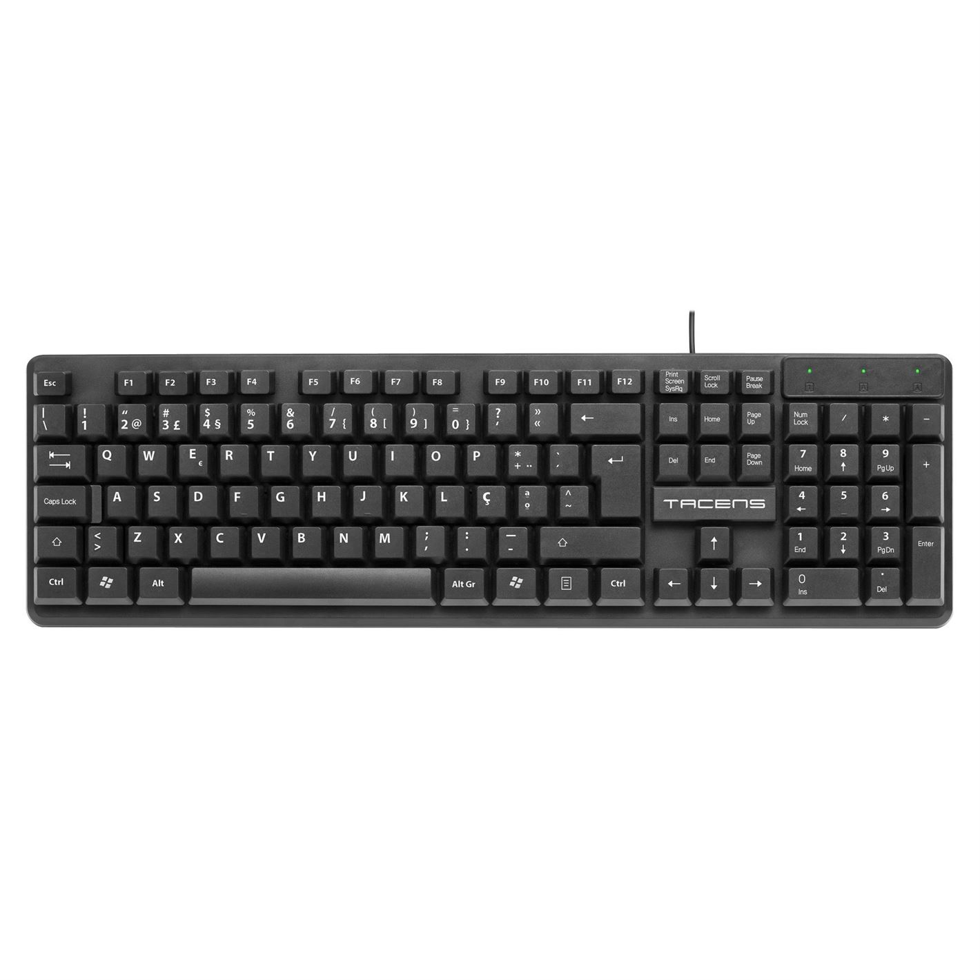 Teclado TACENS ANIMA AK0 KEYBOARD, OPTIMIZED SWITCHES, ECO DESIGN, USB, PORTUGUESE LAYOUT