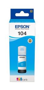 Recarga de Tinta EPSON Serie 104 Ciano (65ml) - EcoTank 27xx/4700