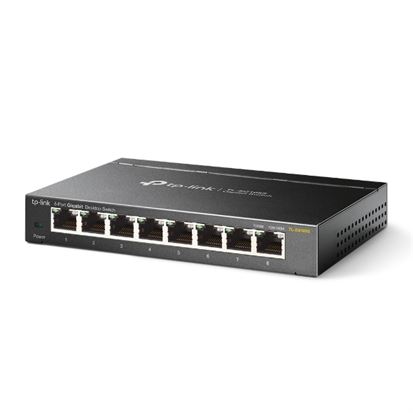Switch de mesa TP-Link 8 portas Gigabit - TL-SG108S