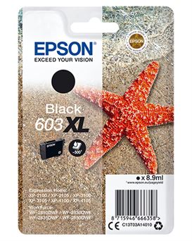 Tinteiro EPSON 603 Preto XL + Alarme RF - WF-28xx, XP-2100/2105/3100/3105/4100/4105