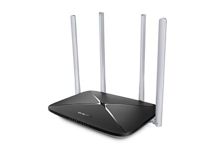 Router MERCUSYS 1200Mbps Wireless, 2T2R, 2.4/5GHz, 802.11b/g/n/ac, 1 10/100M WAN + 4 10/100M LAN
