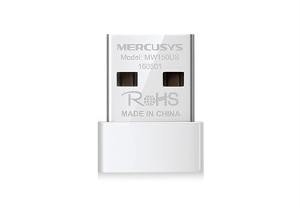 Adaptador MERCUSYS 150Mbps Wireless N Nano USB, Nano Size, 1T1R, 2.4GHz, 802.11b/g/n, USB 2.0