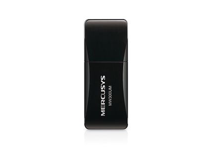 Adaptador MERCUSYS 300Mbps Wireless N Mini USB, Mini Size, 2T2R, 2.4GHz, 802.11b/g/n, USB 2.0