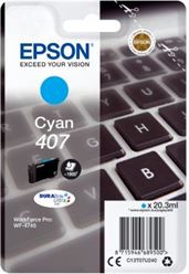 Tinteiro EPSON T07U Ciano L - WorkForce WF-4745