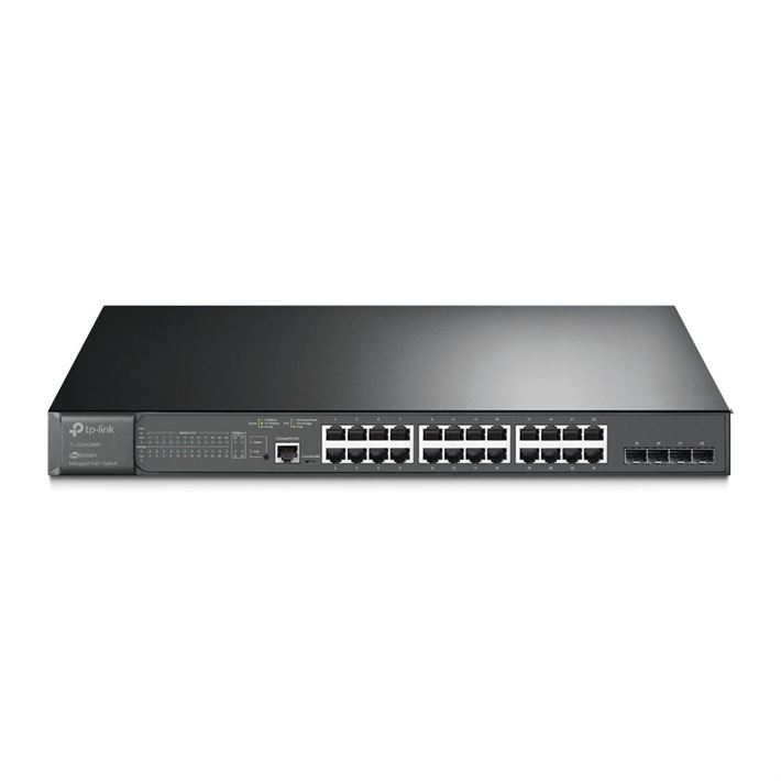 Switch c/Gestão TP-Link 24portas Gigabit+4SFP POE - TL-SG3428MP