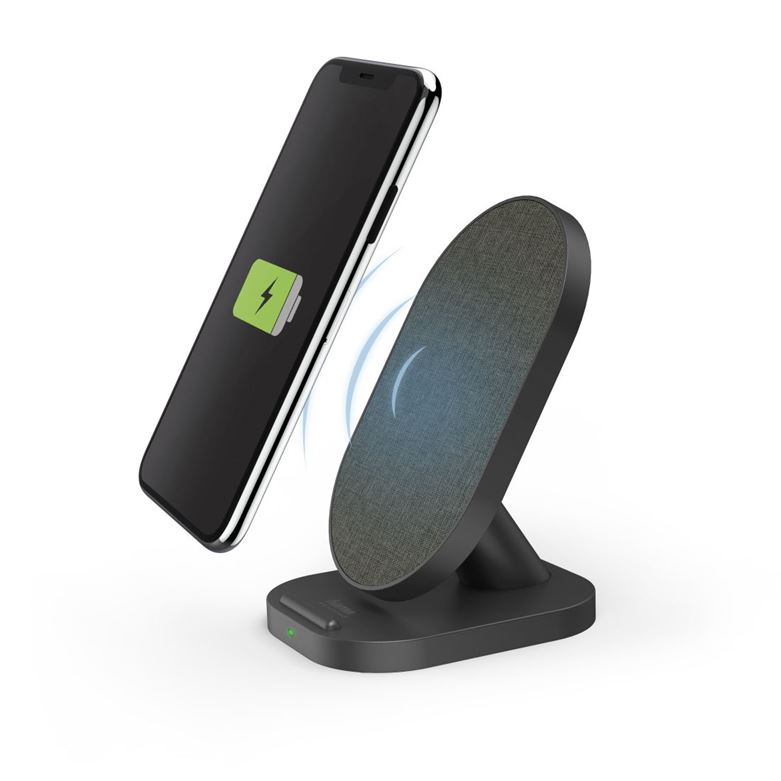 Carregador Wireless HAMA "QI-FC10S-Fabric",preto - 188324