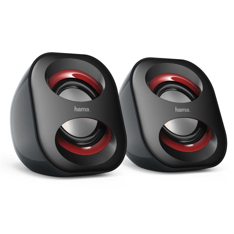 Colunas HAMA para PC "Sonic Mobil" 183", Preto - 173131