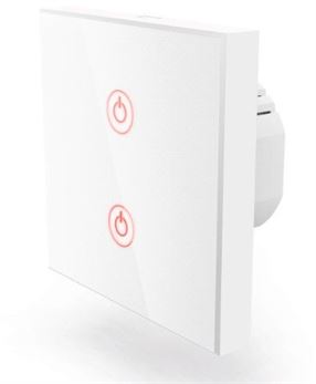 Tomada HAMA de parede WiFi com Touch, branco - 176551
