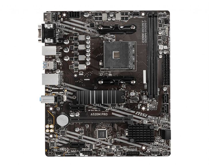 MB MSI A520M-A PRO SKT AMD AM4 2xDDR4 DVI/HDMI mATX