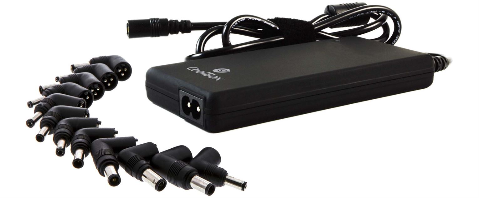 Carregador portatil CoolBox 90W SLIM USB 2.1A