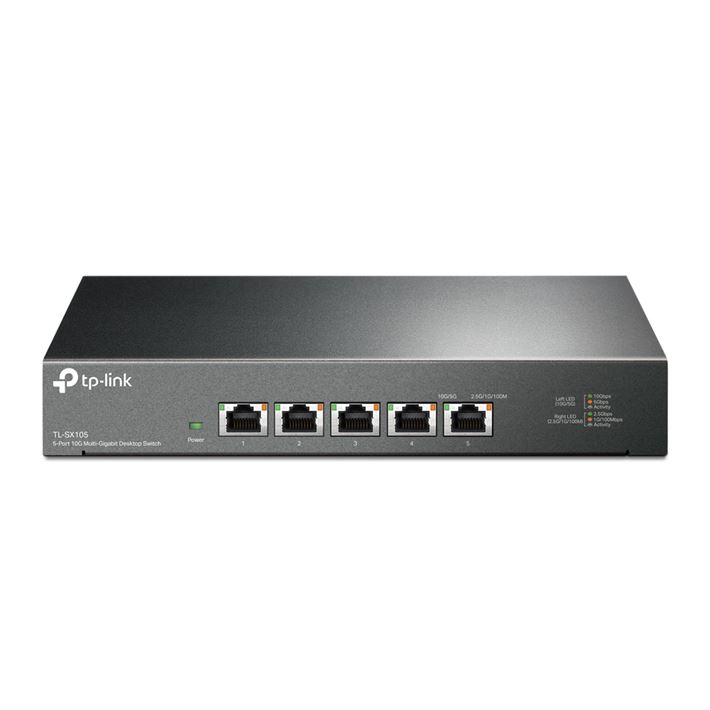 Switch TP-Link de desktop de 5 portas 10G