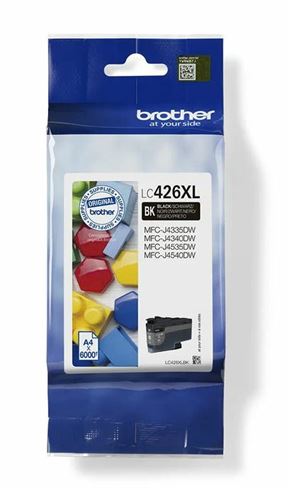 Tinteiro BROTHER LC426XLBK Preto - MFCJ4340DW/MFCJ4540DW/MFCJ4540DWXL
