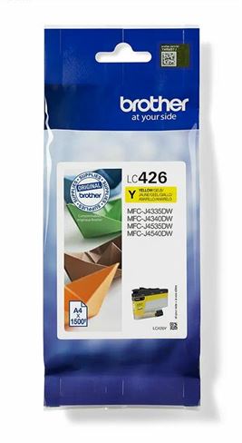 Tinteiro BROTHER LC426Y Amarelo - MFCJ4340DW/MFCJ4540DW/MFCJ4540DWXL