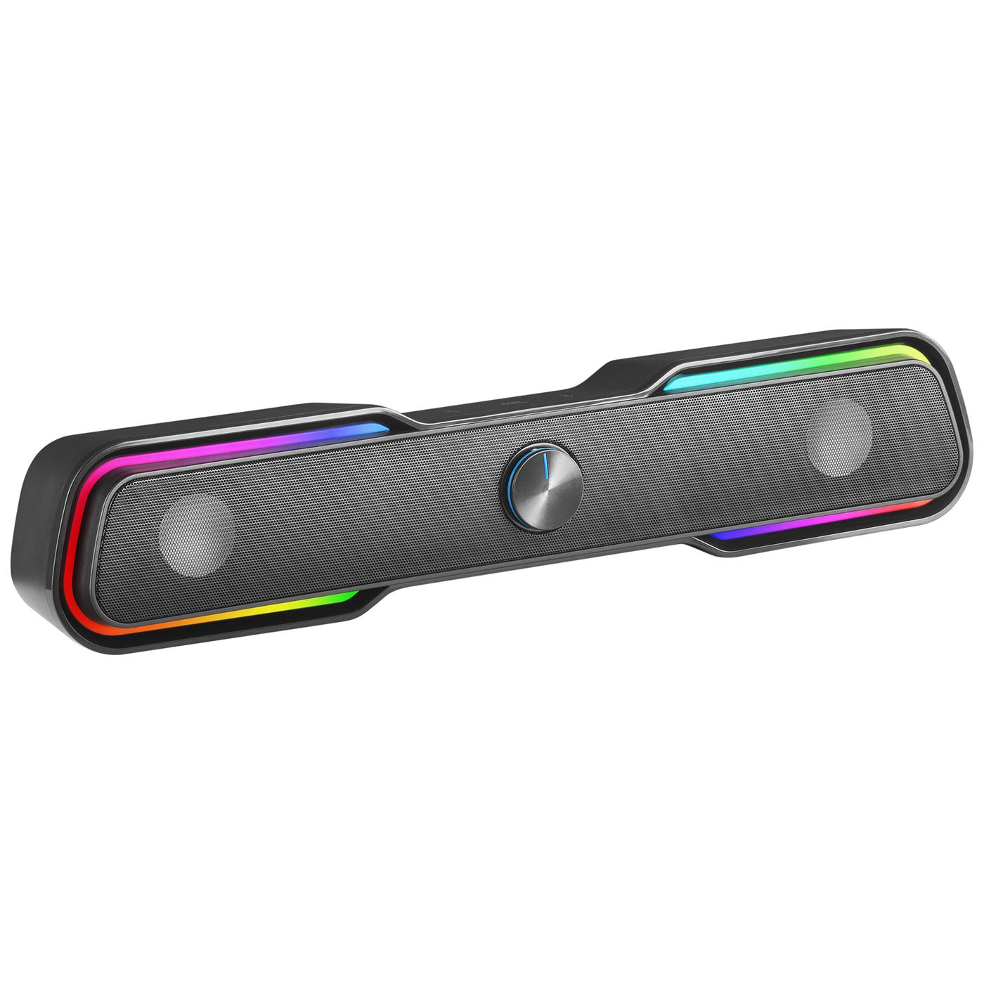 Colunas MARS GAMING MSBX RGB SOUNDBAR 10W USB, JACK + BLUETOOTH 5.0, DYNAMIC RGB, BLACK