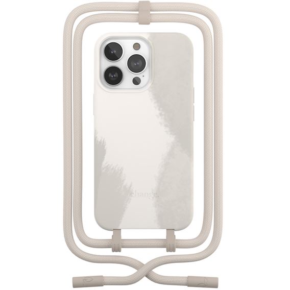 Capa Change Woodcessories Batik/TieDye Dove White/Biomaterial para iphone 13 Pro