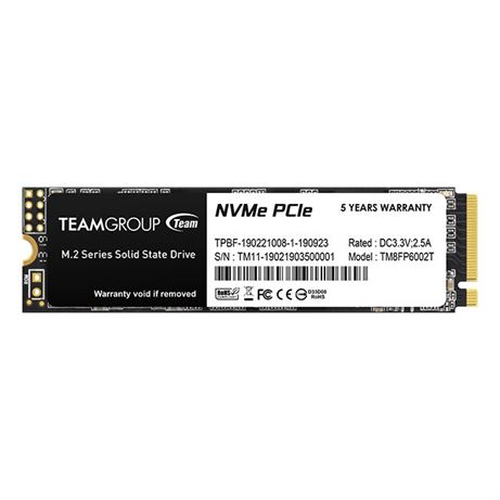 SSD M.2 PCIe NVMe Team Group 512GB MP33-1700R/1400W-220/200K IOPS