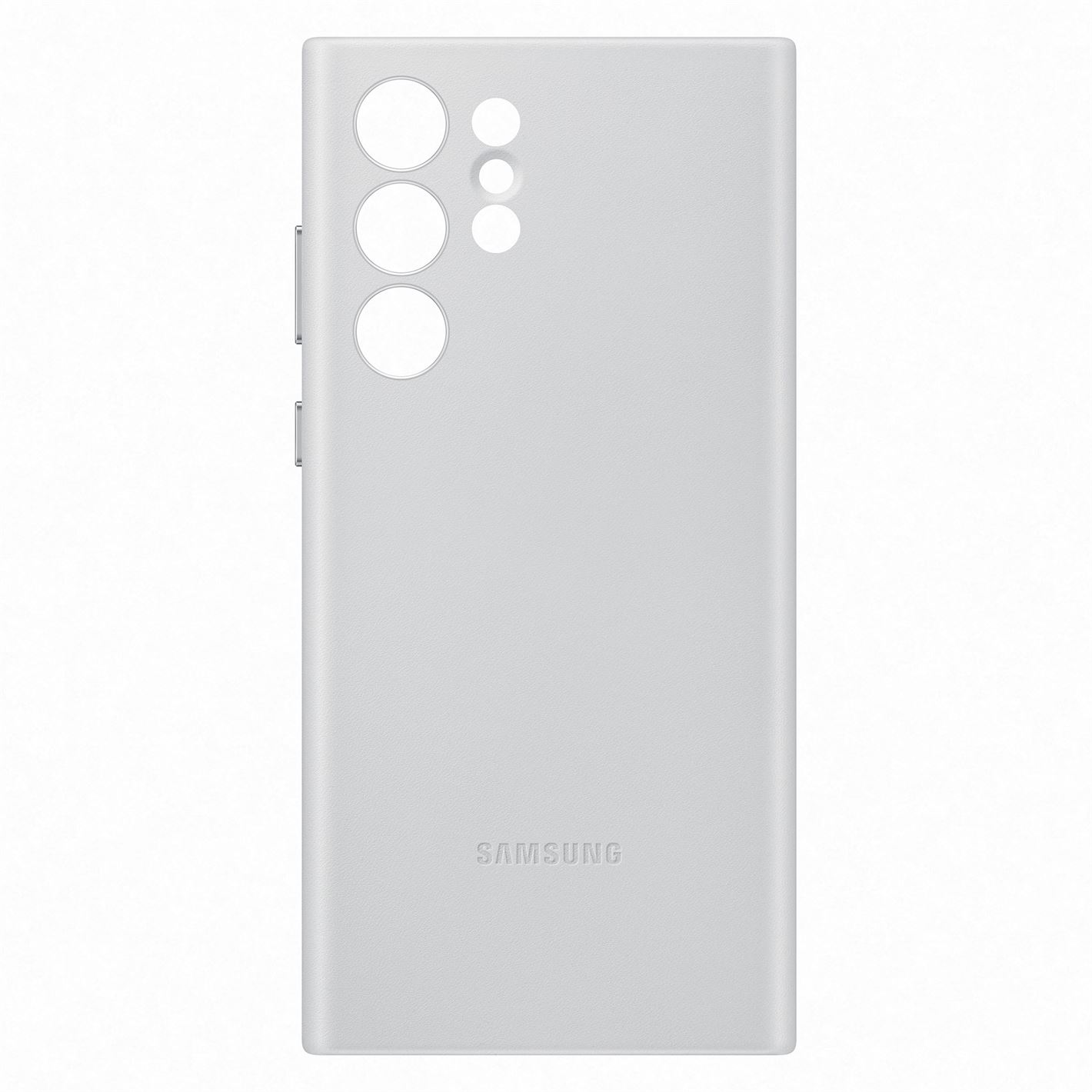 Capa Samsung Galaxy S22 Ultra Pele Cinzenta Clara