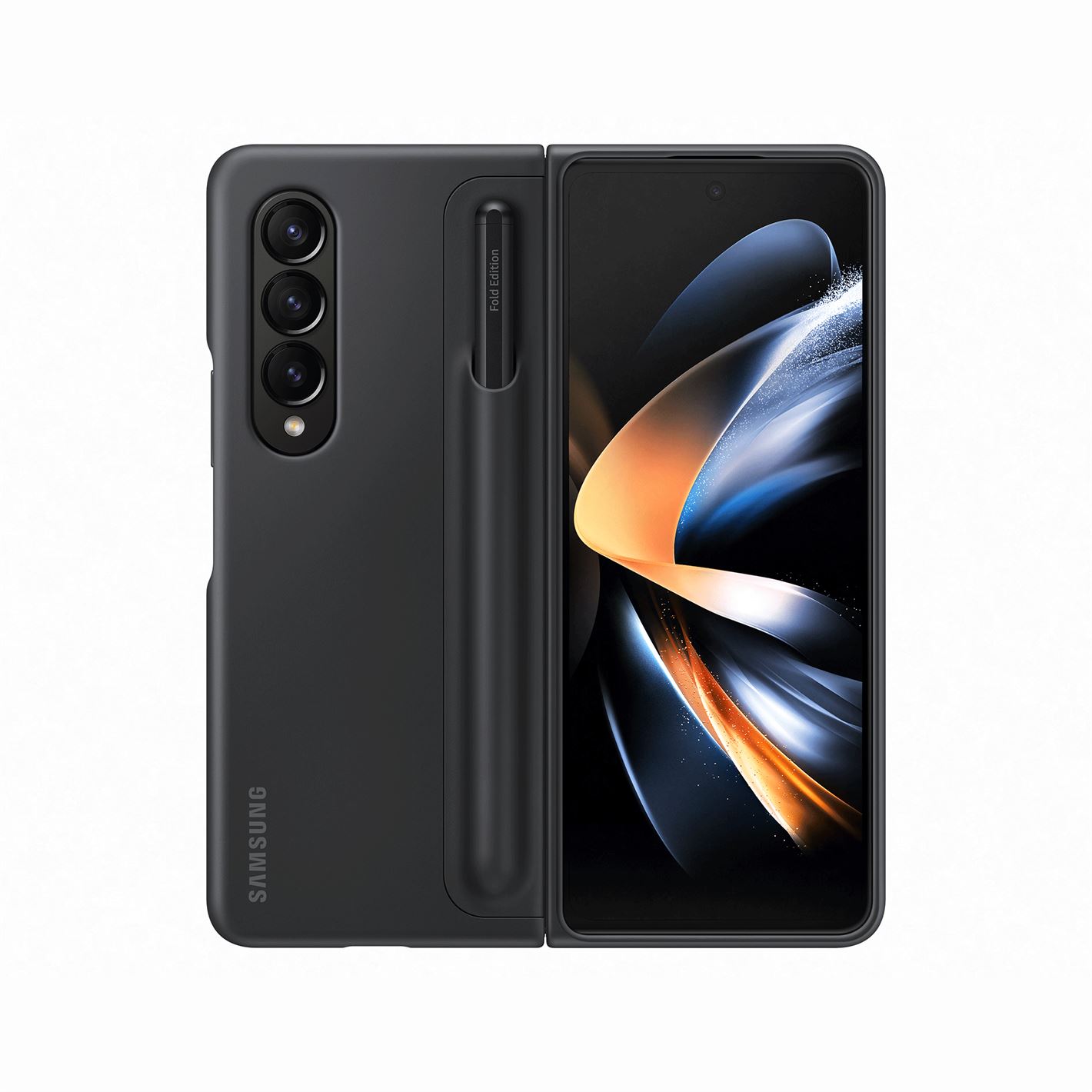 Capa Samsung Galaxy Z Fold 4 c/ Suporte Pen Preta