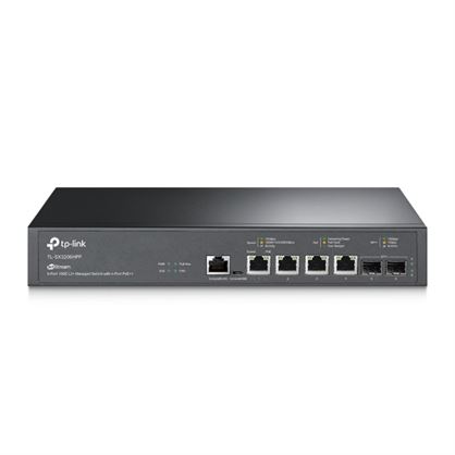 Switch TP-Link JetStream 4-Port 10GBase-T and 2-Port 10GE SFP+ L2+ Managed Switch with 4-Port PoE++