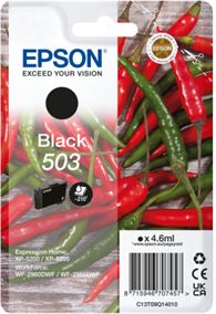Tinteiro EPSON 503 preto + Alarme RF - WF-296x, XP-520x